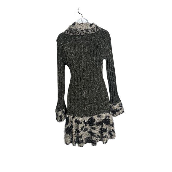 SIONI Art-to-Wear Fuzzy Knit Patchwork Cardigan
Sweater Coat M - Picture 5 of 6